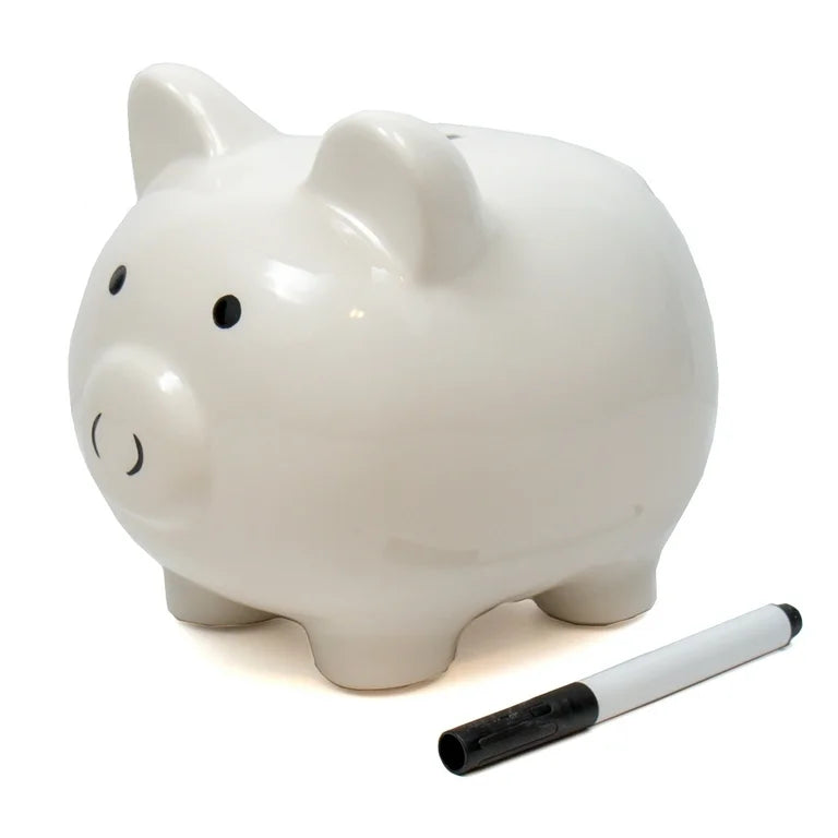 White Piggy Bank